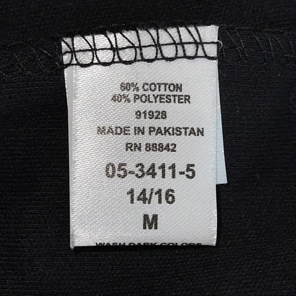 WOMAN WITHIN BLACK 3/4 SLEEVE MIDI DRESS SIZE 14/16 - Image 5