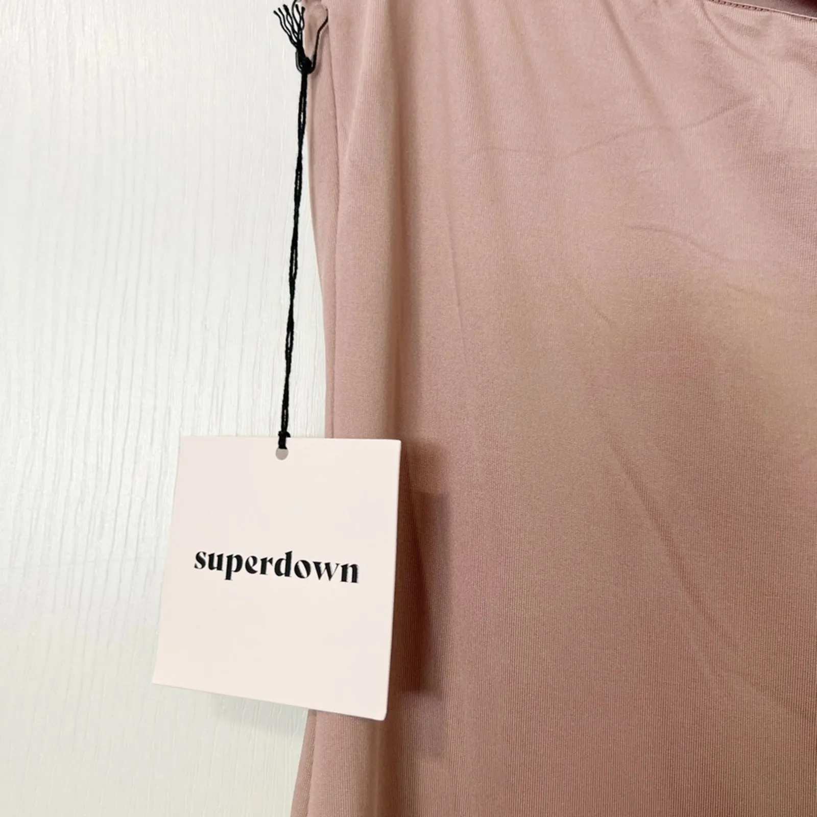 NWT SUPERDOWN Toni‎ Slit Maxi Dress in Mocha - Image 7