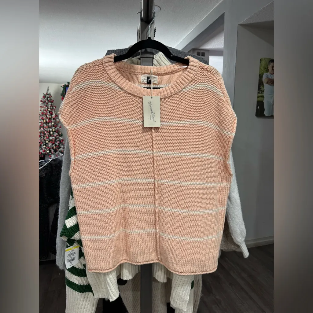 Universal Thread Light Peach Knit Sweater - Image 5