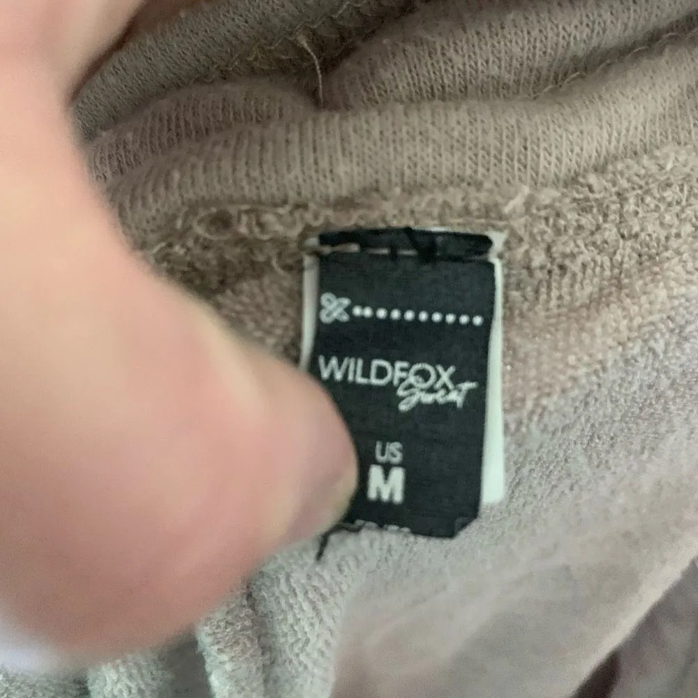 Wildfox rainbow gray loungewear drawstring waist M joggers - Image 3