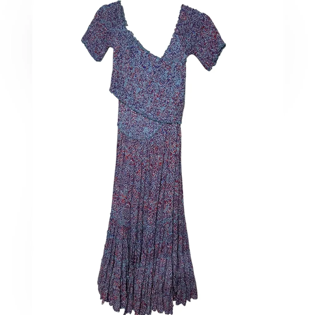 Poupette st Barth midi dress Soledad in purple XS - Image 10