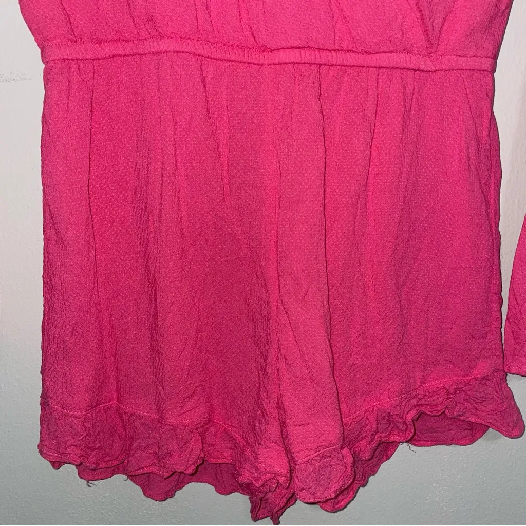Pink Long Sleeve Romper - Image 5
