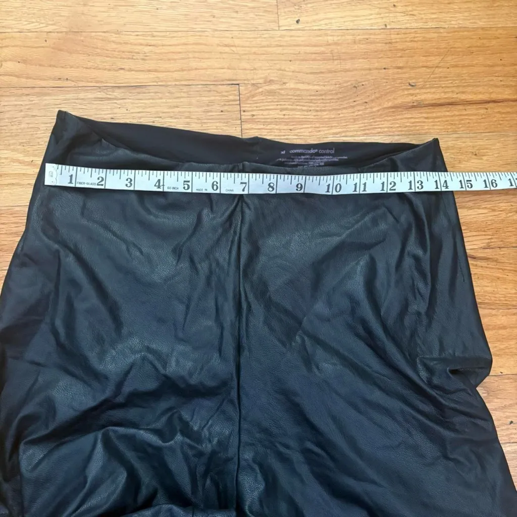 Commando Faux Leather Leggings Size XL - Image 5