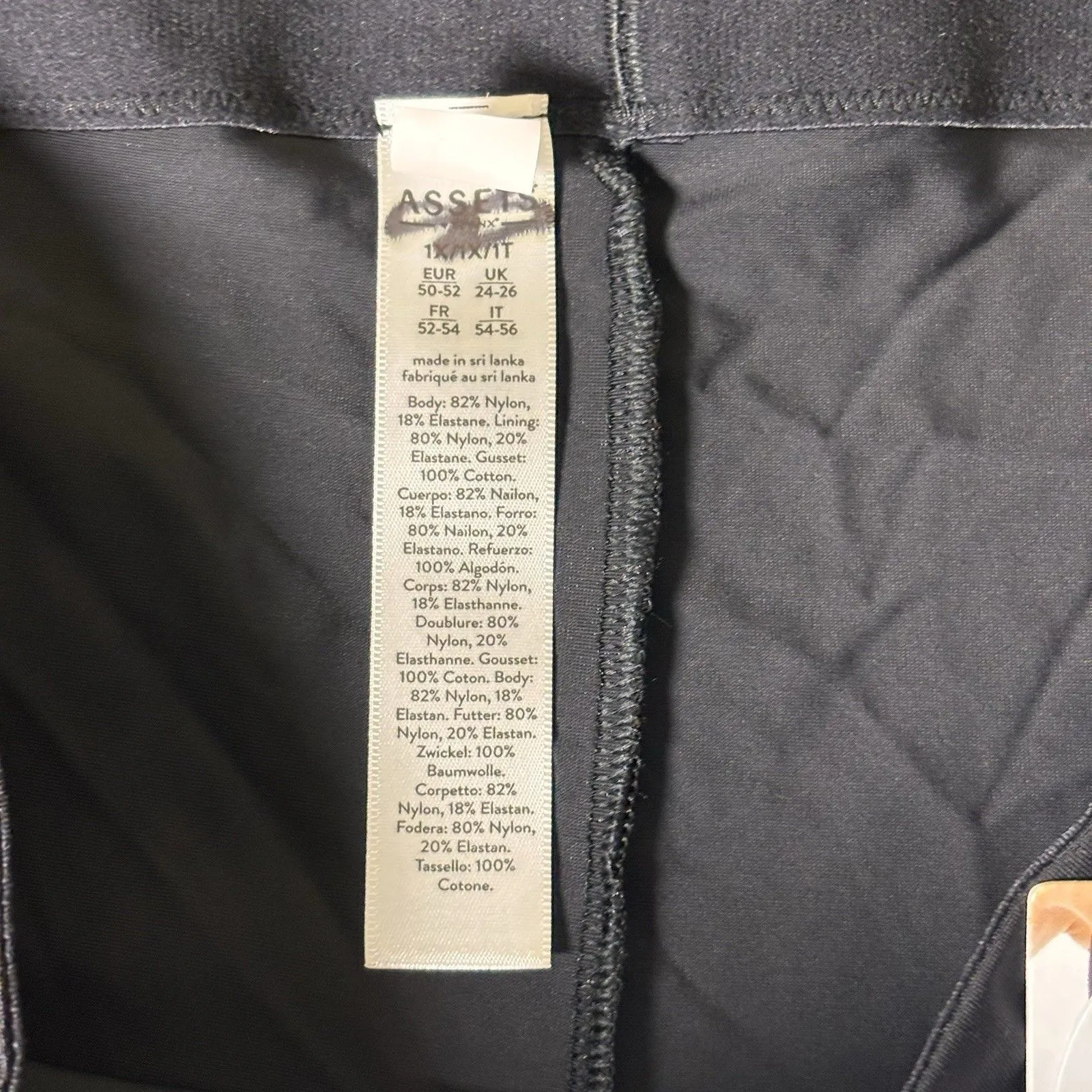 Assets Spanx Women Large Shaping High Waist Shorts Mid-thigh Shaper Black - Image 6