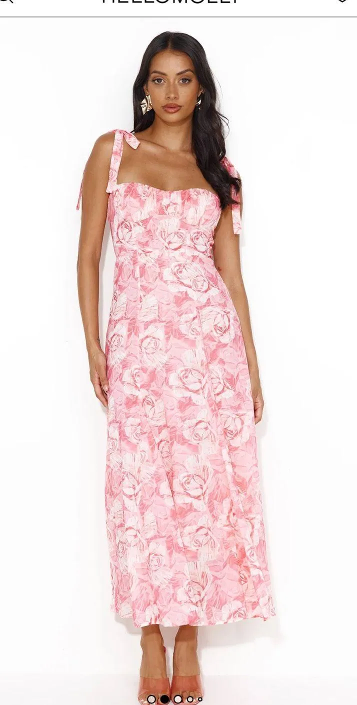Hello Molly Midi Pink Dress - Image 2