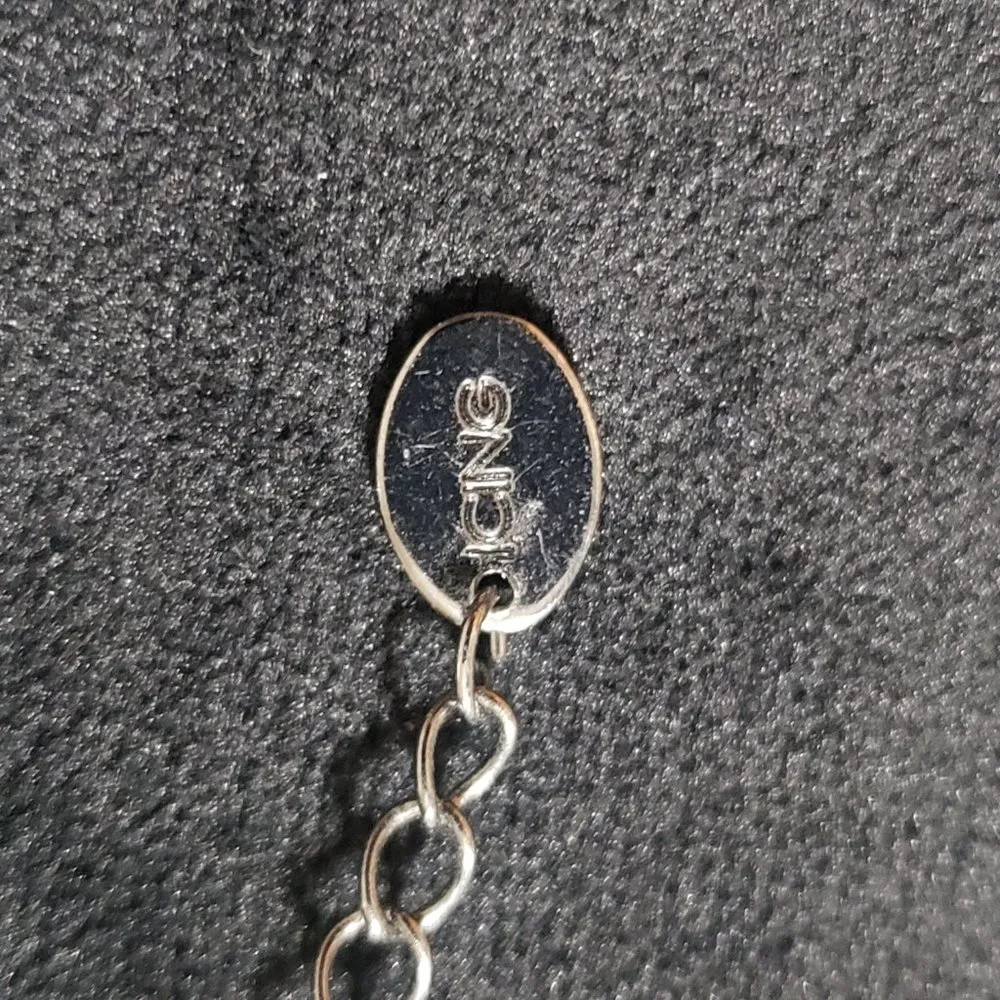 Icing Black Single Strand Round Beads Statement Necklace with Lobster Clasp - Image 7