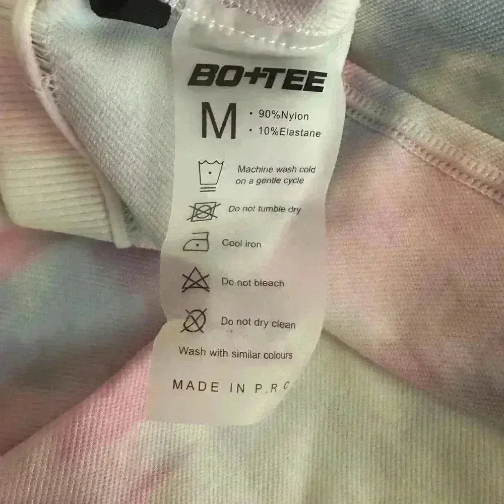 Bo + Tee ENERGY Seamless Full Length Leggings In Tie Dye Sz M - Image 5