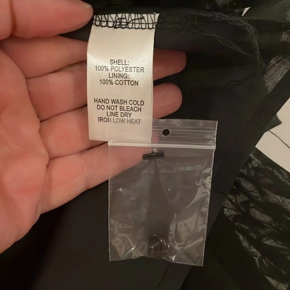 Lulu’s Black Wispy Mini Dress with Back Cut Out, NWOT - Image 3