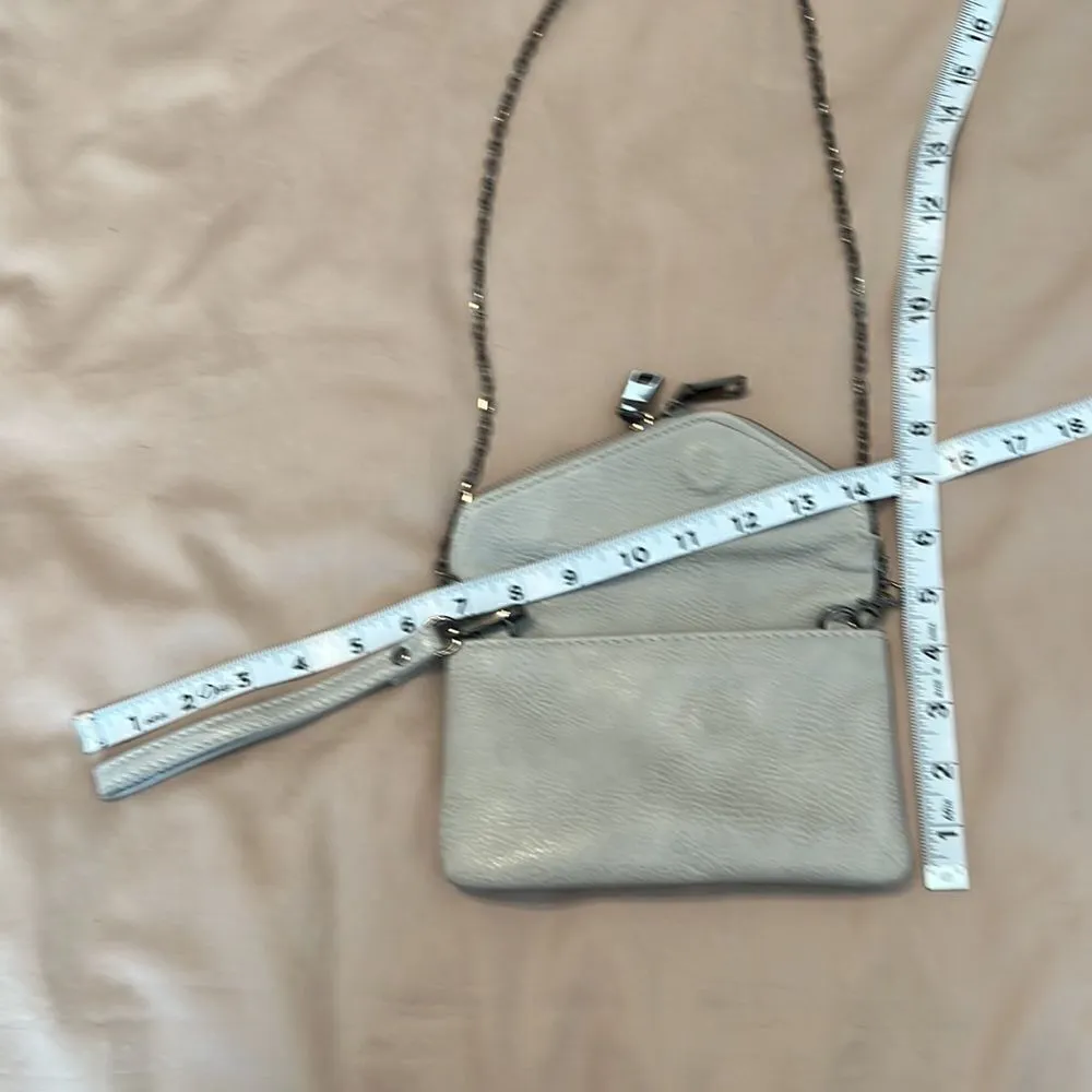 Urban expressions mini greyish blue crossbody wristlet roomy for its size EUC - Image 5