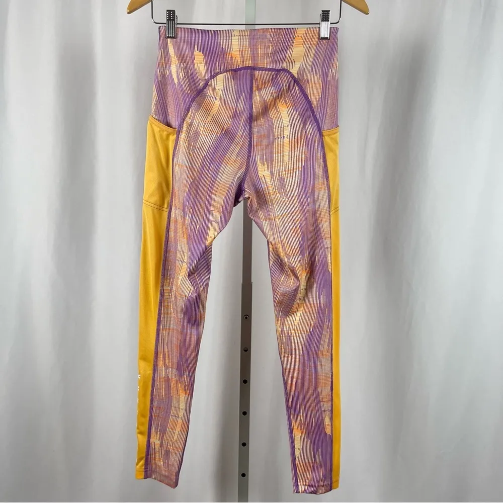 Gymshark Medium Sports Leggings Print Boho Hippie Vibrant Yoga Weight Training - Image 2