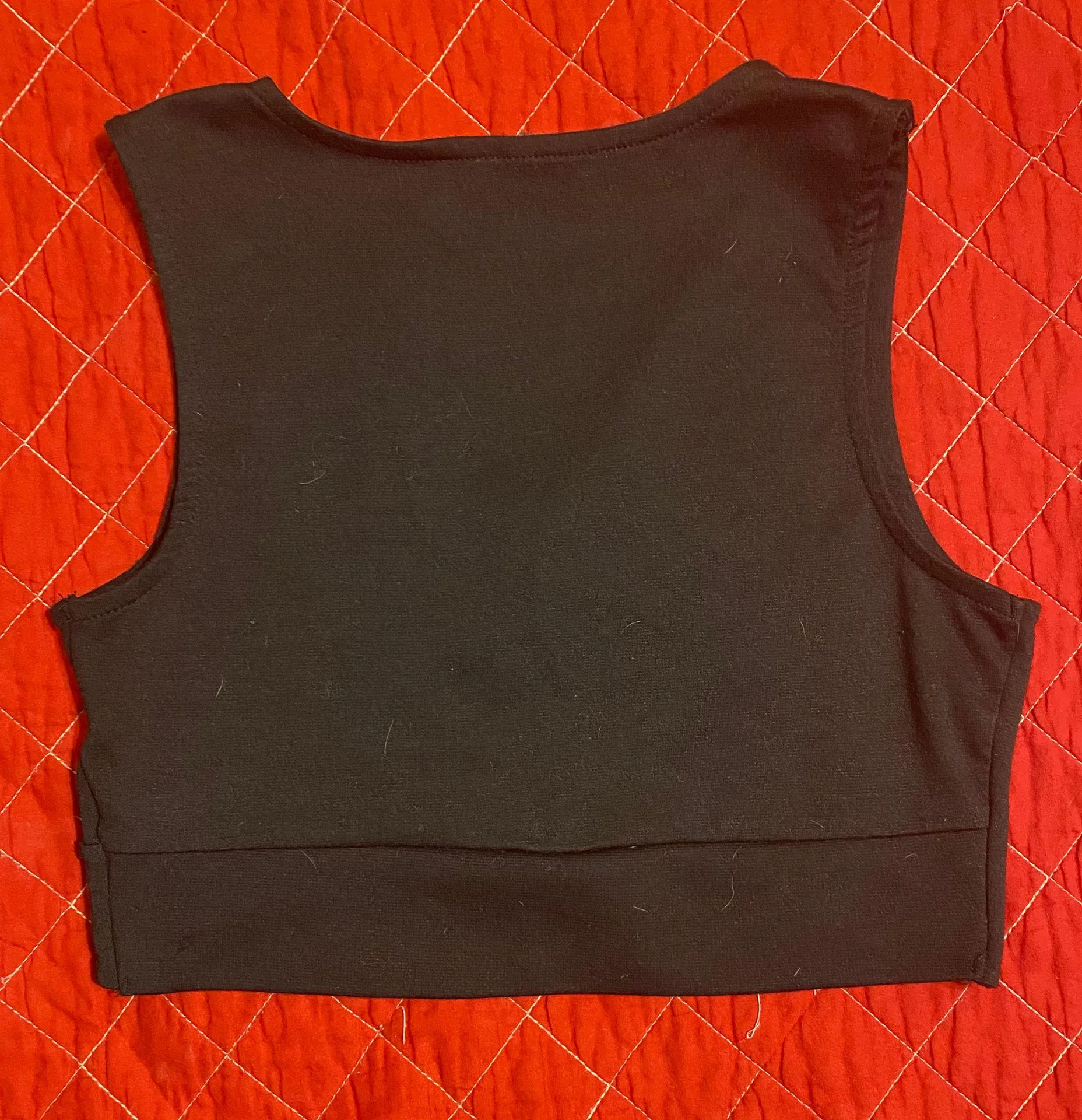 Black Crop Top - Image 2