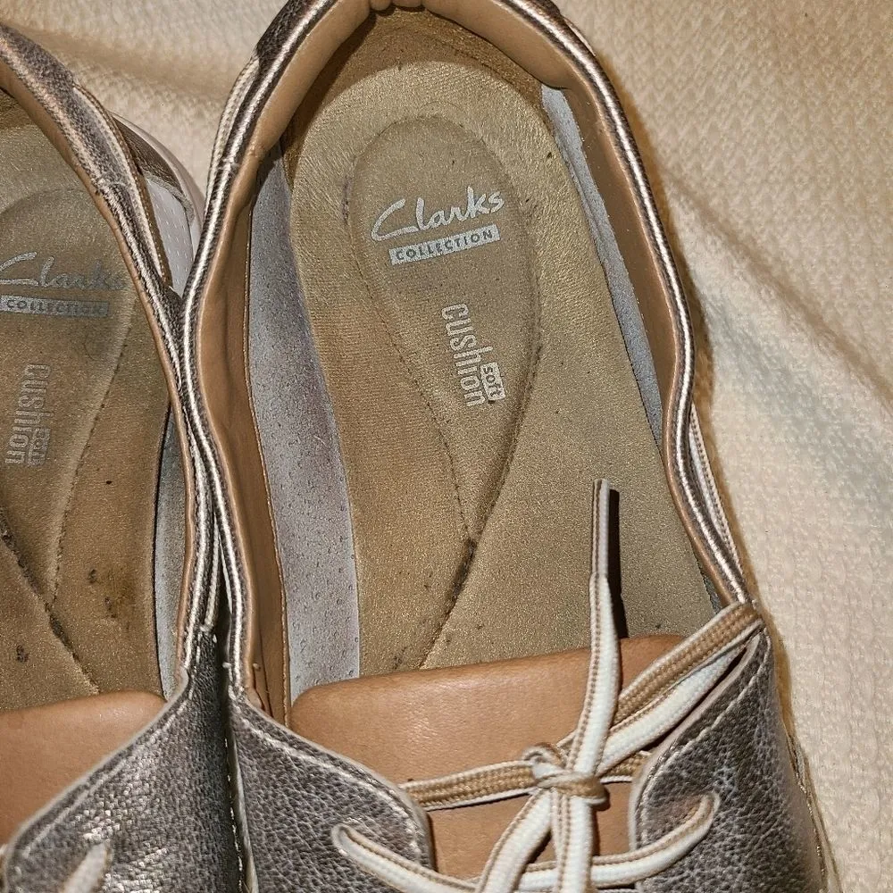 Clark's all leather boat shoes‎ - Image 2