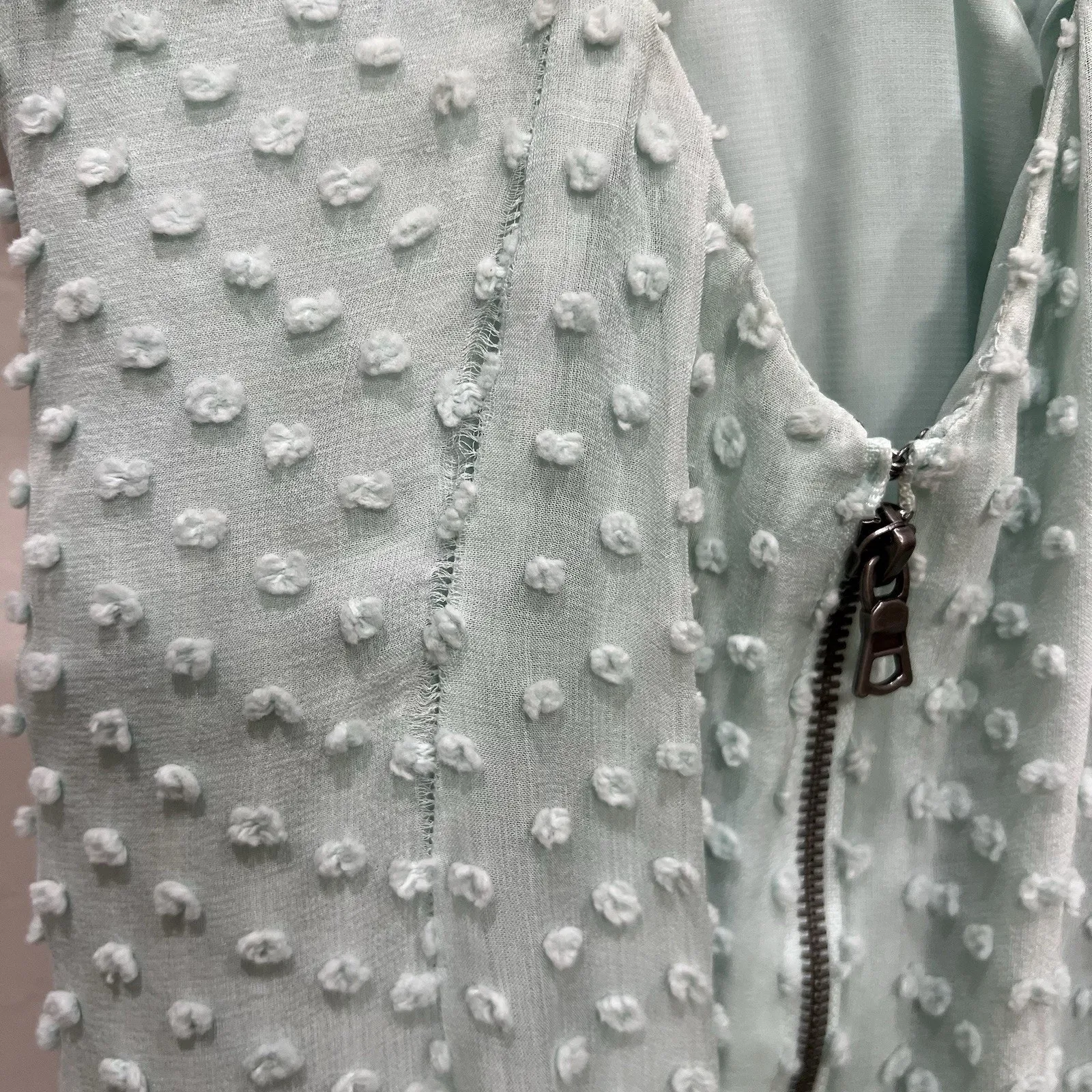 Alice & Olivia 2 Dress Silk Katie Tie Mini Swiss Dot Flo Fulton Bold Beautiful - Image 8