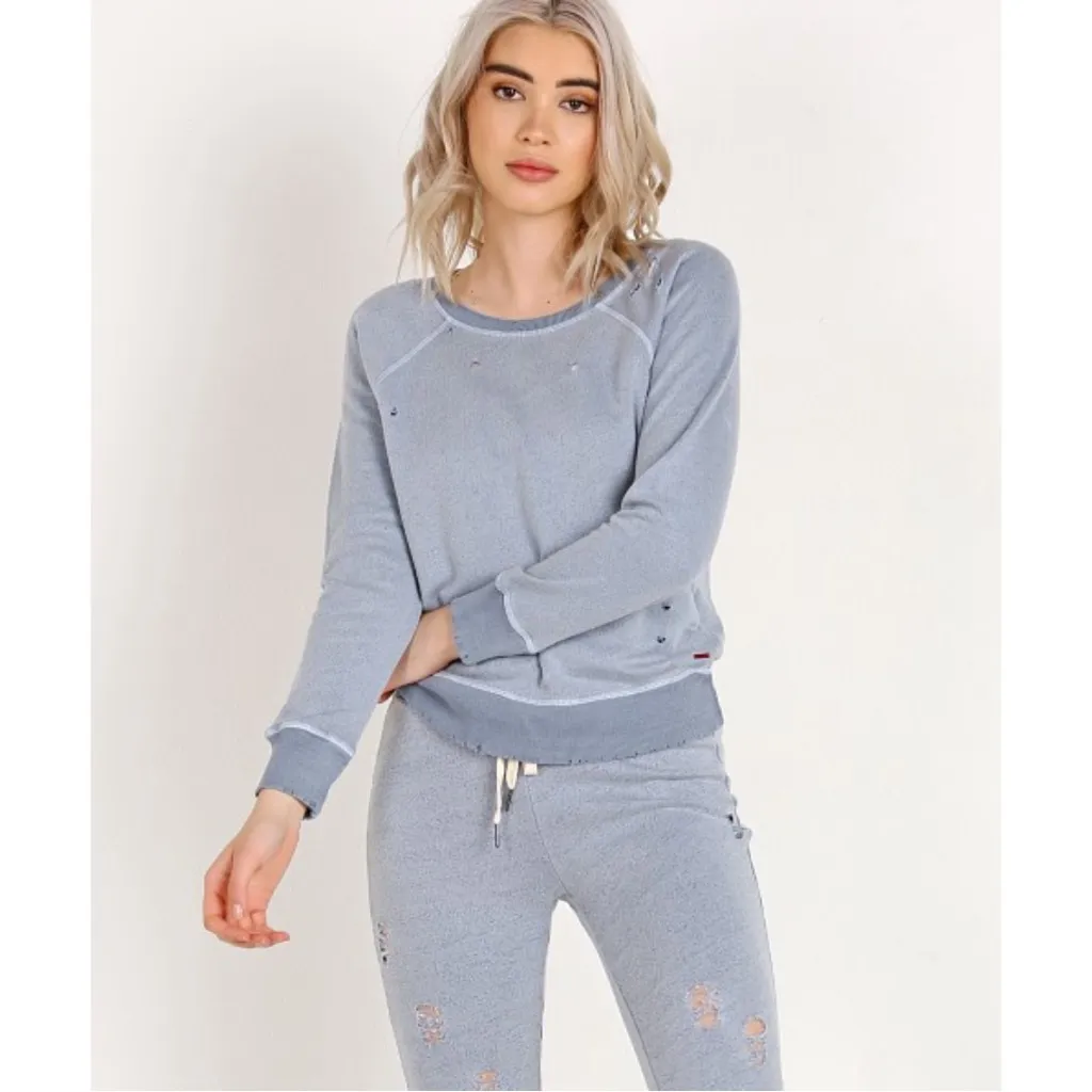 🛎️ 5/$20 n: Philanthropy Gayla Distressed Sweatshirt Size S - Image 14