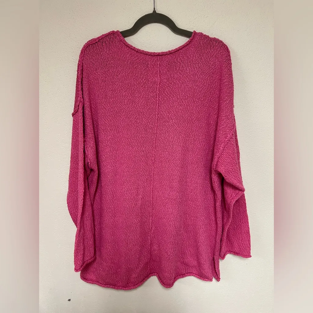 Pink Women's Sweater by Aerie size large - Image 8