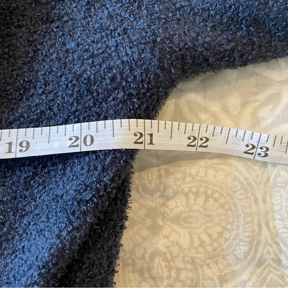 Barefoot Dreams Cozy Chic Lite Coastal Hooded Cardigan Blue Extra Small/Small - Image 12