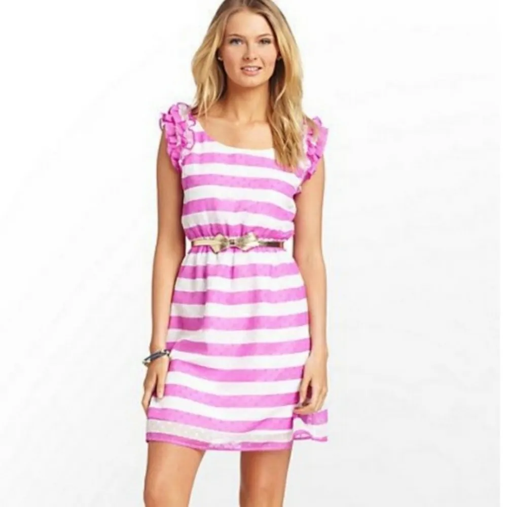 LILY PULITZER pink striped Danna dress new with tags size small - Image 2