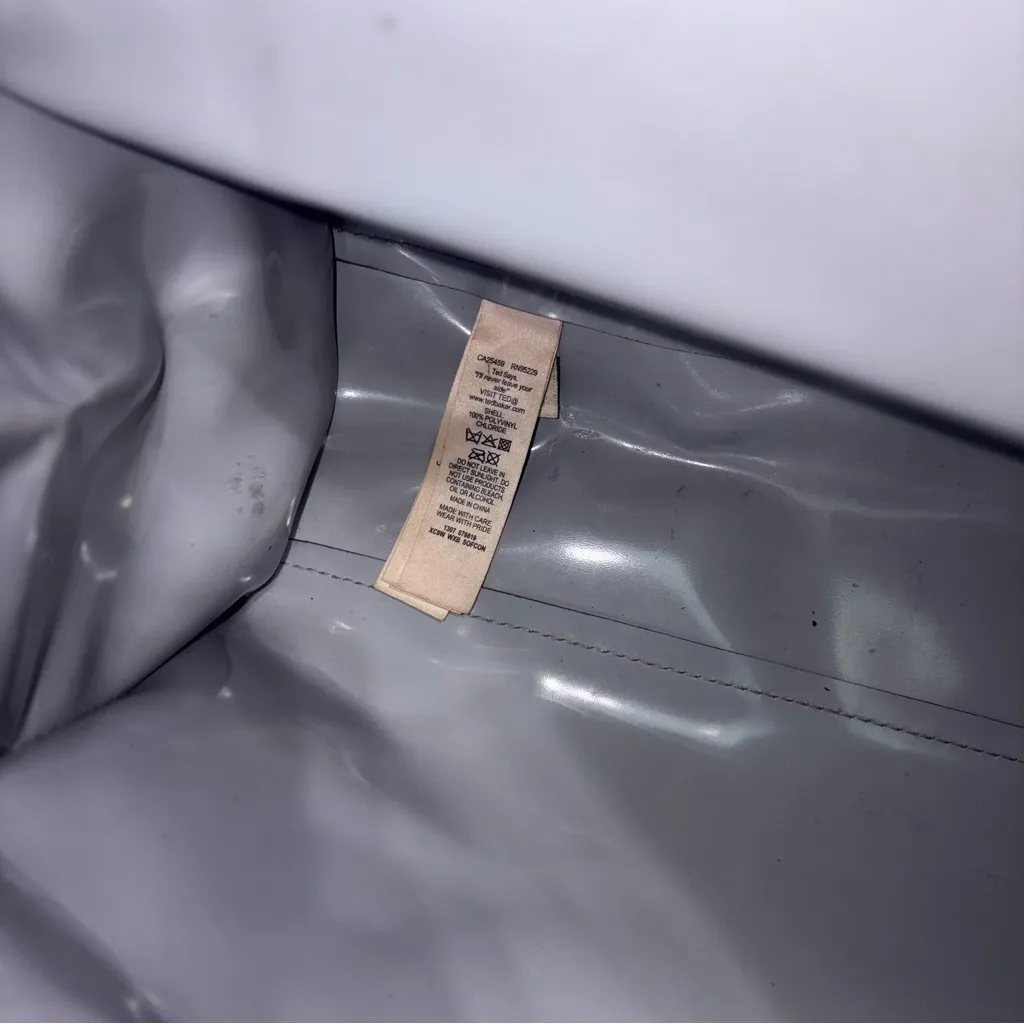 Ted Baker Jelly Gray Tote with Pink Accent Bowtie - Image 6