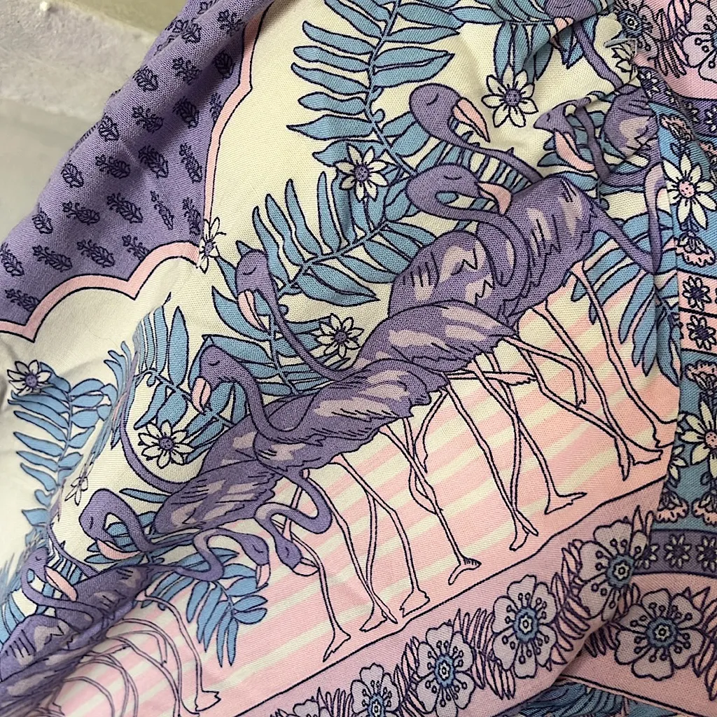 THML Purple and Pink Floral Maxi Dress - Image 2