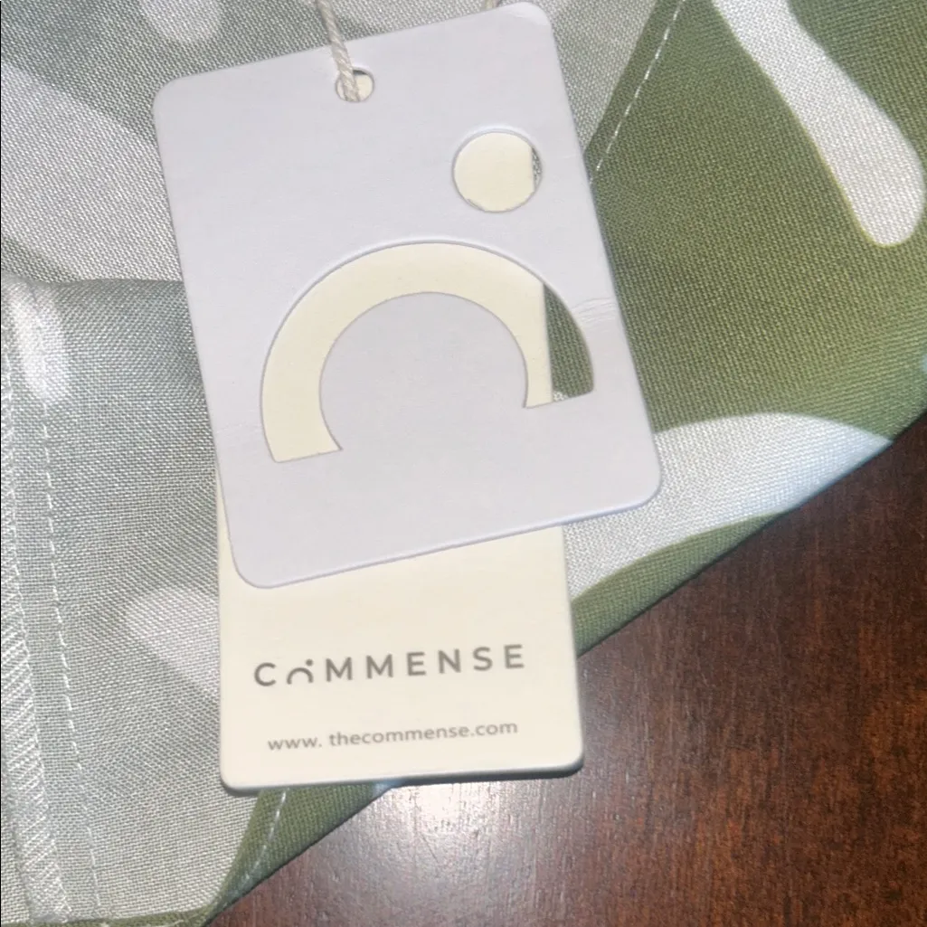 Commense Olive and White Strapless Dress Green Size XS - Image 13