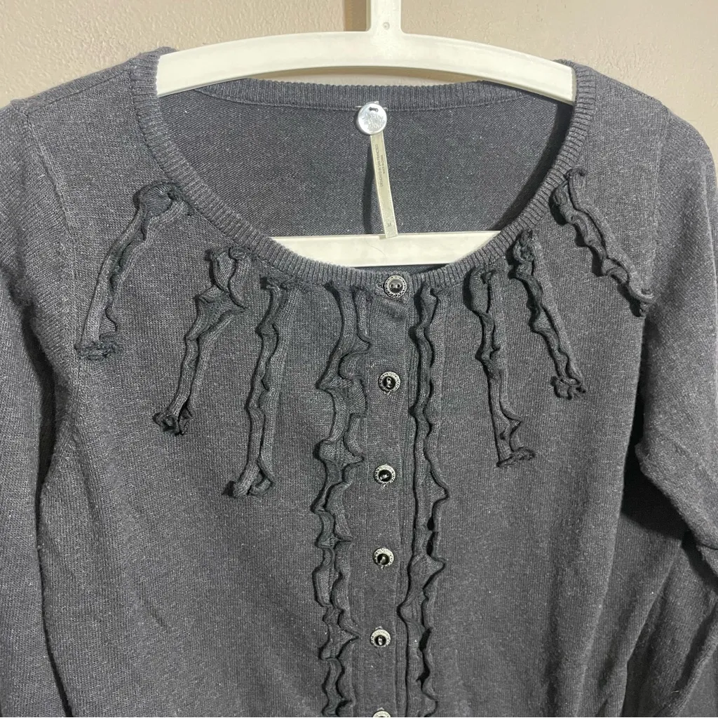 Margaret O’Leary Merino Wool Blend Cardigan Sweater - Image 3