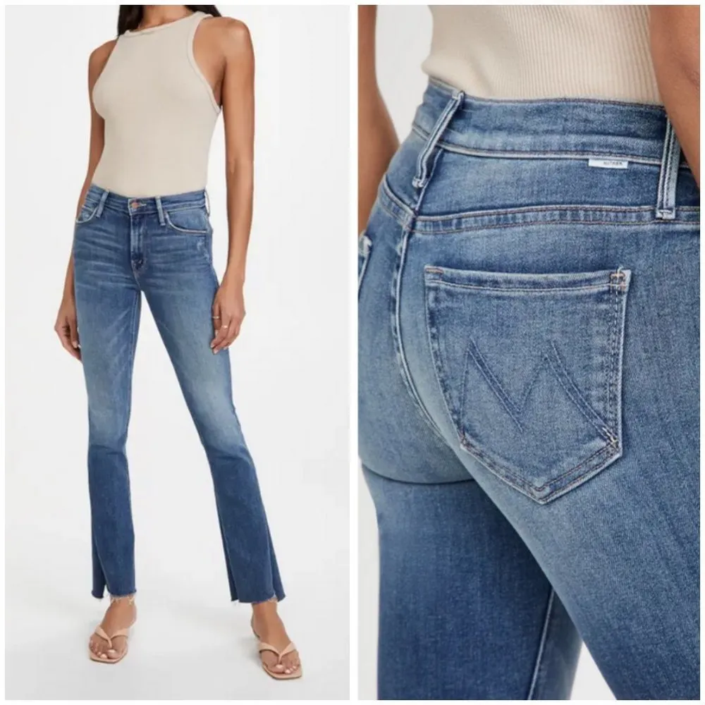 💕MOTHER💕 The Runaway Step Fray Jeans ~ Leaps and Bounds 26 NWOT - Image 8