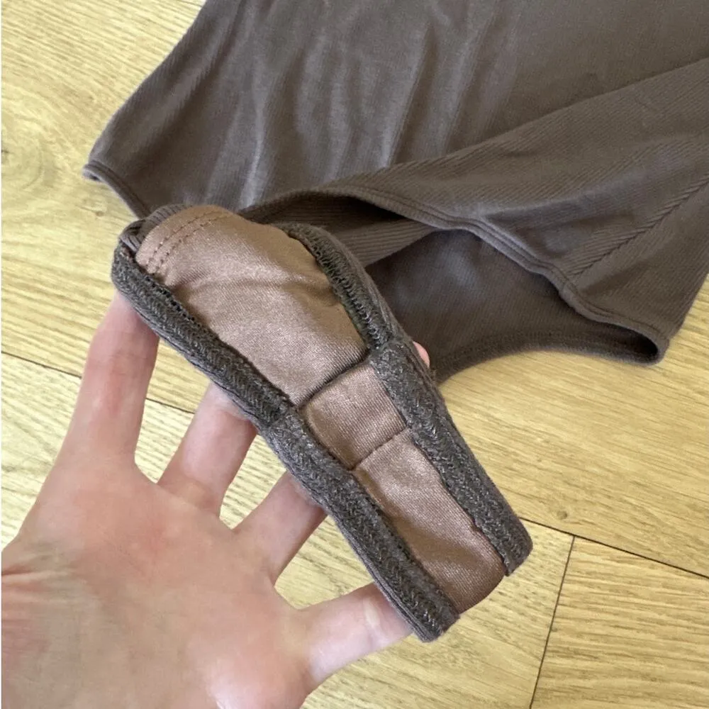 Lovers + Friends - Ellen High Neck Thong Bodysuit in Brown - Image 2