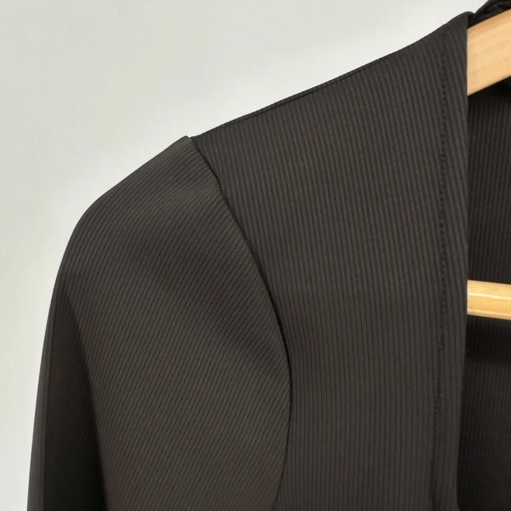 n:Philanthropy Catello Top in Black Mock Neck Choker Cutout Ribbed sz Small NWT - Image 4