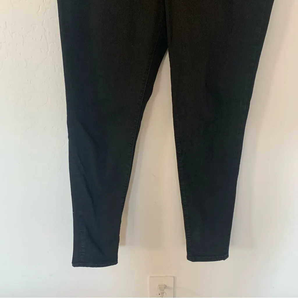 Madewell Roadtripper Skinny High Rise Black Wash Jeans Size 32 - Image 6