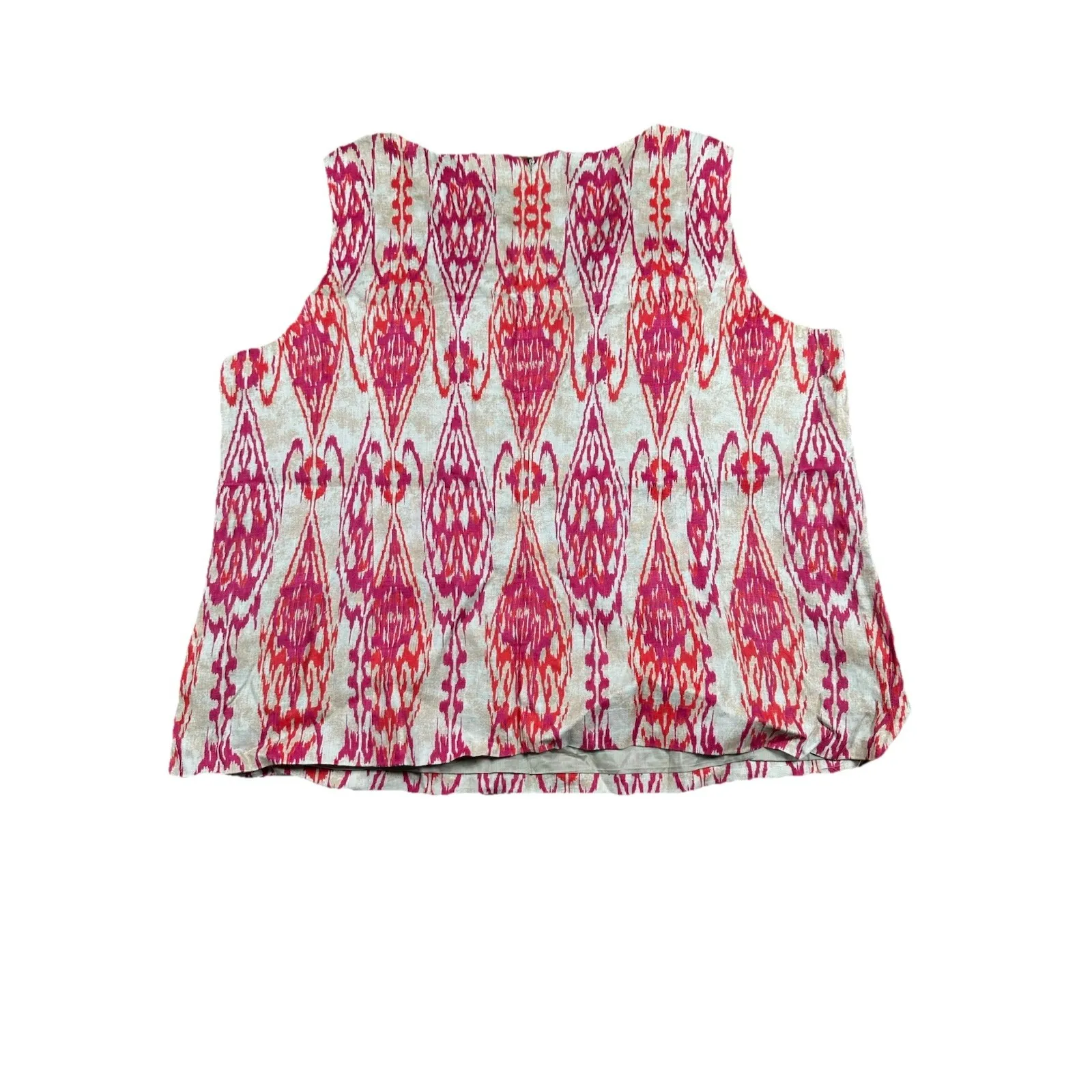 Jones New York Top Adult Multicolor Pattern‎ Tank Top Womens  Size 3X - Image 4