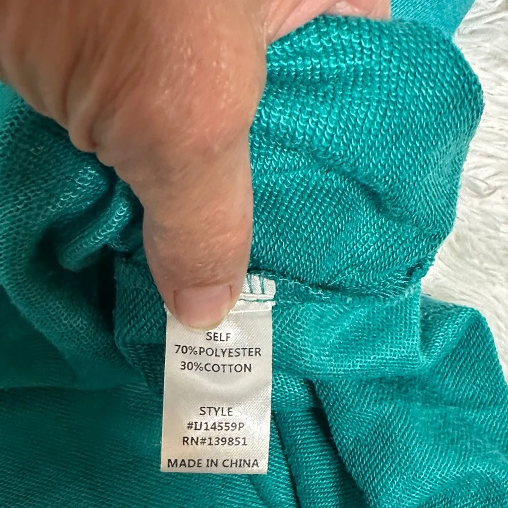 ODDY Distressed Teal Utility Jacket Blue Size XXL - Image 12