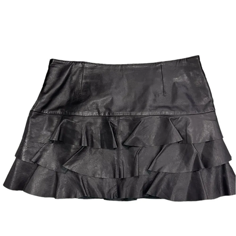 Leather Ra Ra Skirt - Image 4