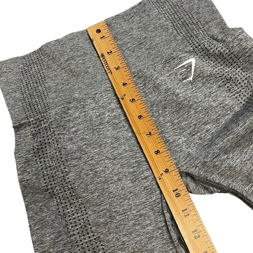 Gymshark Vital Seamsless Leggings Women's Small Gray Yoga Gym - Image 9