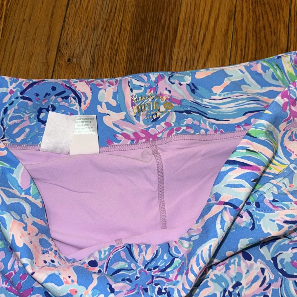 Lilly Pulitzer luxletic golf skirt scallop trim hem active sport skort size 12 - Image 4
