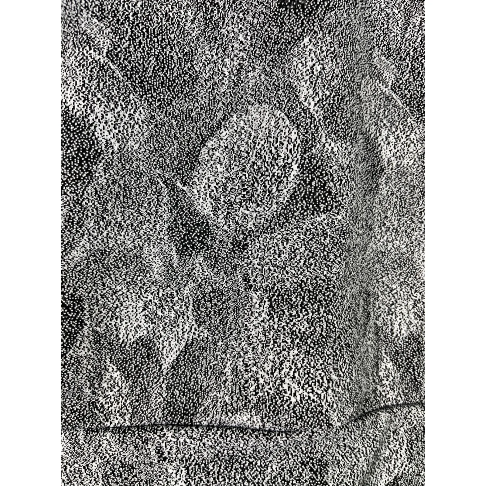 KYODAN OUTDOOR Women's Leaf Print Pullover Sweater 1/4 Zip Nature Black White LG - Image 5