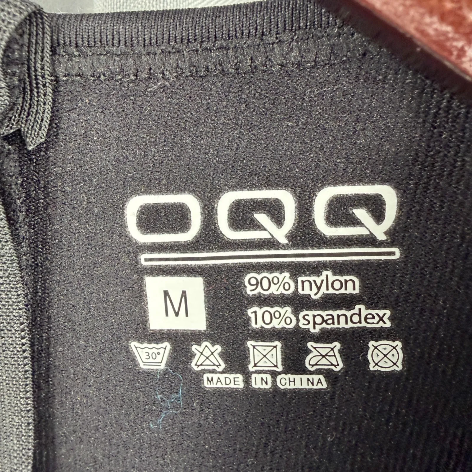 OQQ Black Sleeveless Jumpsuit M Stretch Nylon Spandex Activewear Straight Leg Size M - Image 5