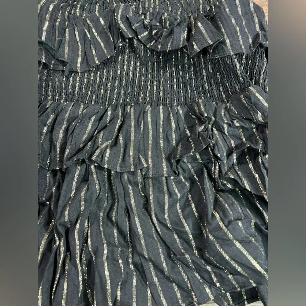 NWT‎ House of Harlow 1960 Mini Tiered Dress (BLACK) - Image 2