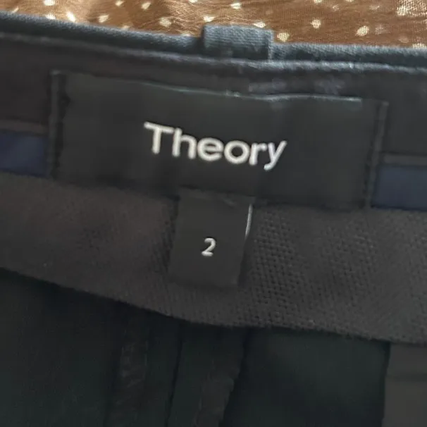 Theory Slim Fit Stretch Wool Trousers Size 2 - Image 8