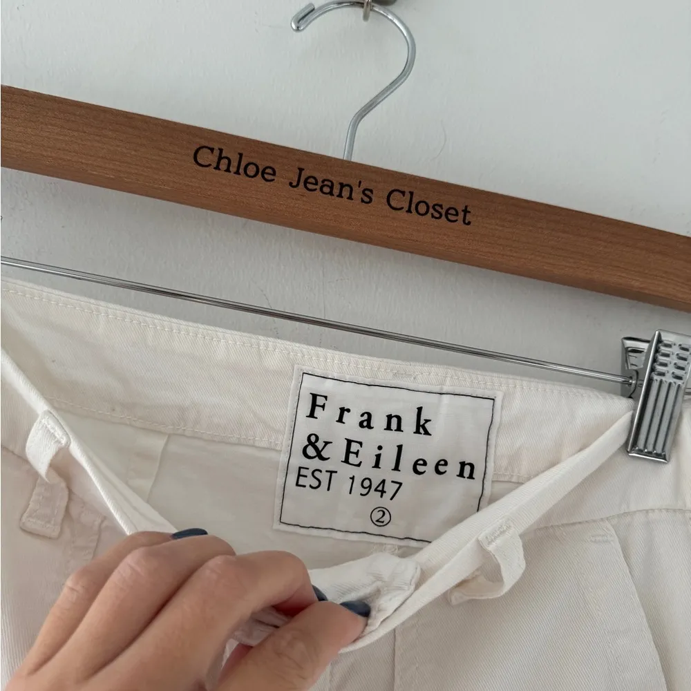 FRANK & EILEEN Blackrock Utility Pants in Chalk 2 - Image 6