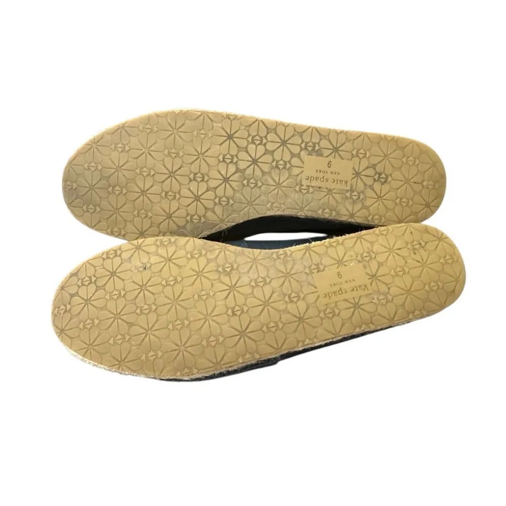 Kate Spade Aflutter Butterfly Embroidery Espadrille Flat Loafer Women Size 9B - Image 8