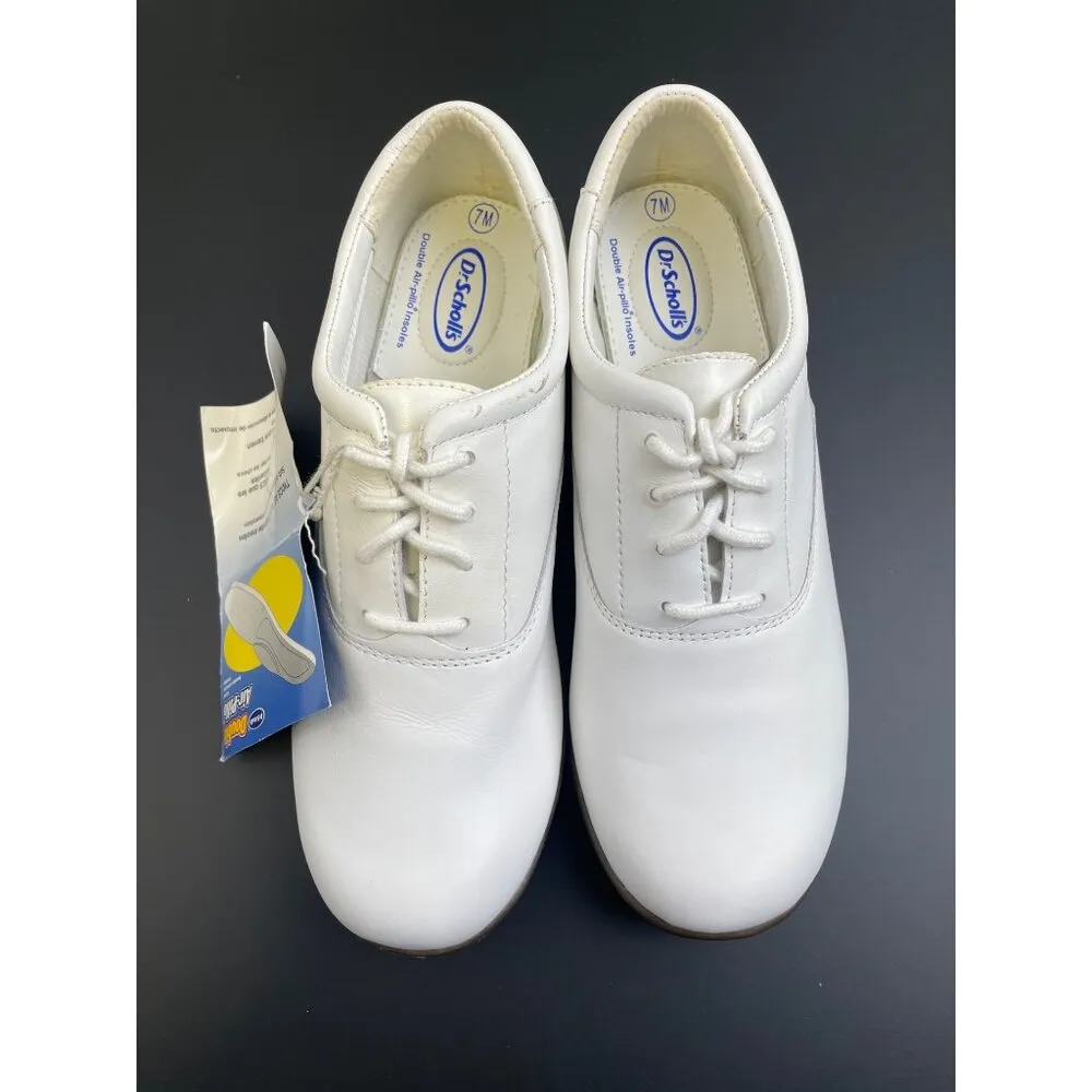 Dr Scholls Women's White Leather Tennis Shoes Double air pillow 7M SKU 2973 Size 7 - Image 2