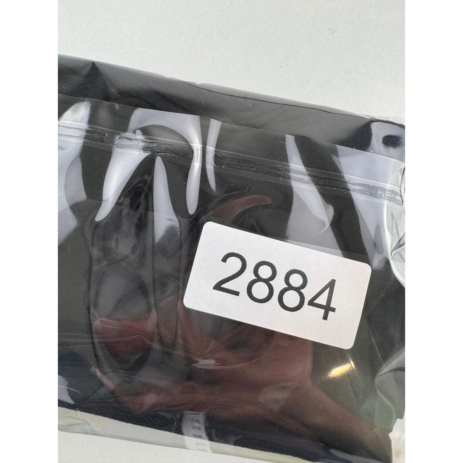 Steve Madden Black Metallic Zipper Detail Moto Womens Sz Small Scarf‎ - Image 6