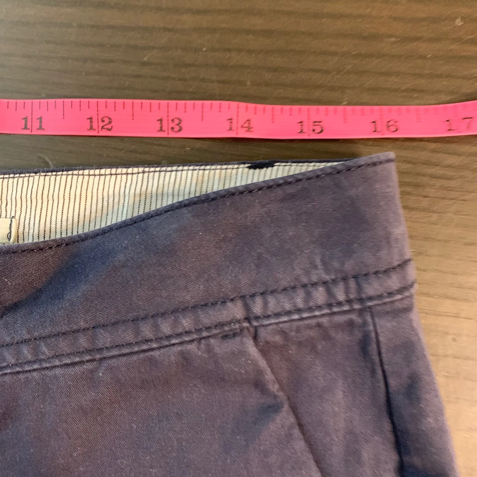 Fat Face Devon Chino Navy Blue Regular Fit Women's Pants Size 8 Basic Minimalist - Image 12