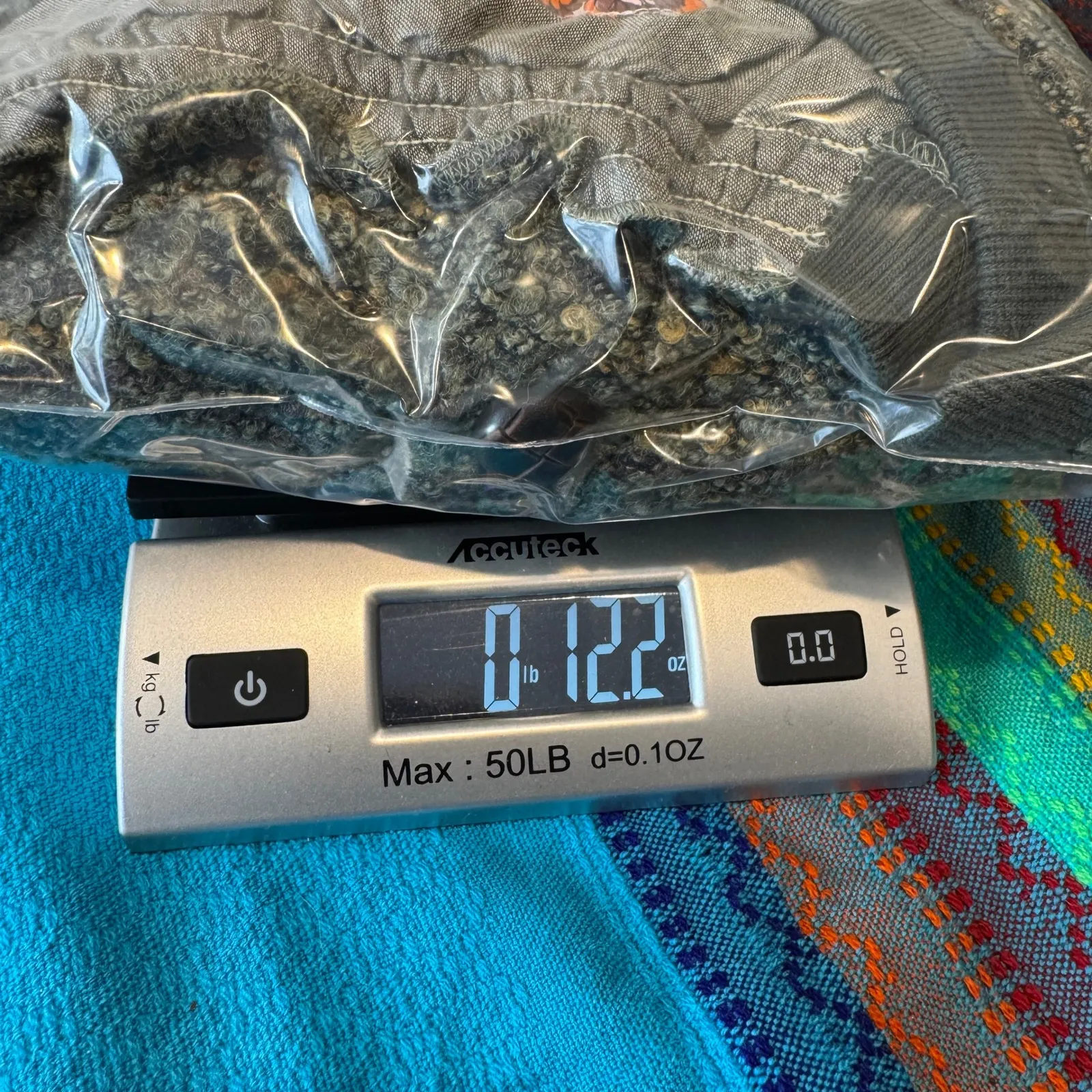 Free People Knit Cardigan Sweater Womens M Green Wool Blend Eclectic Grandpa - Image 16