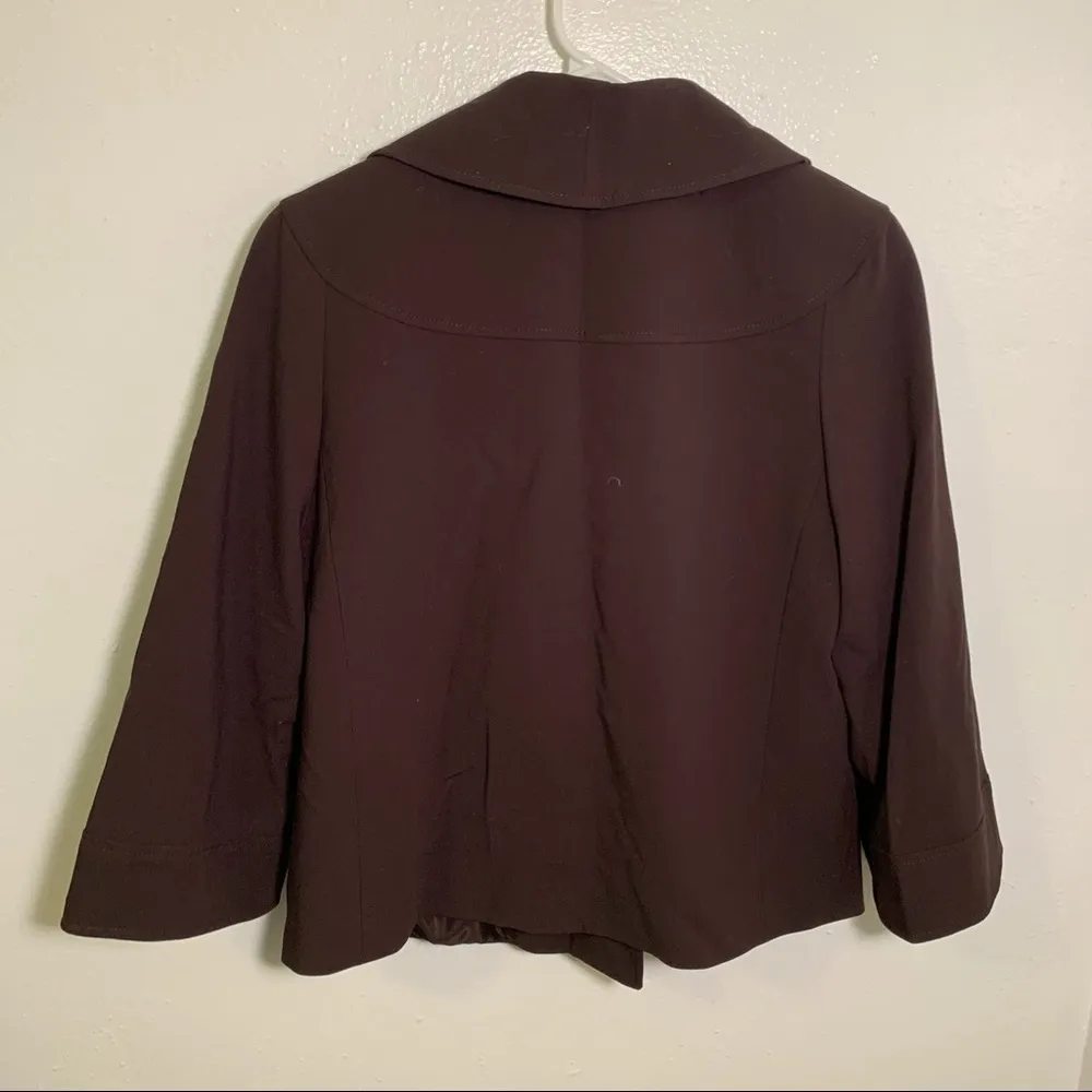 Isabella DeMarco Double Breasted Blazer Brown Size 4 - Image 5