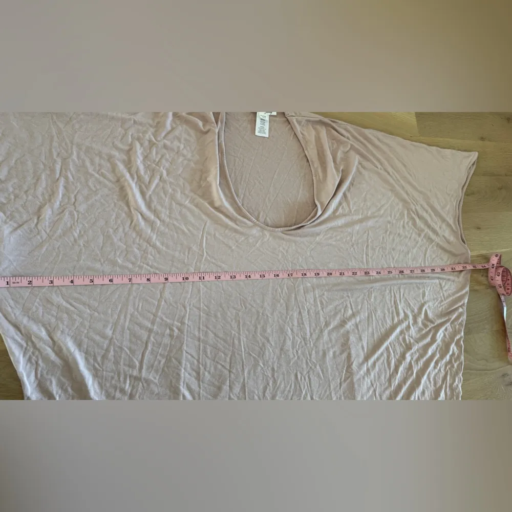 Barefoot Dreams Luxe Milk Jersey Caftan faded rose one size - Image 7