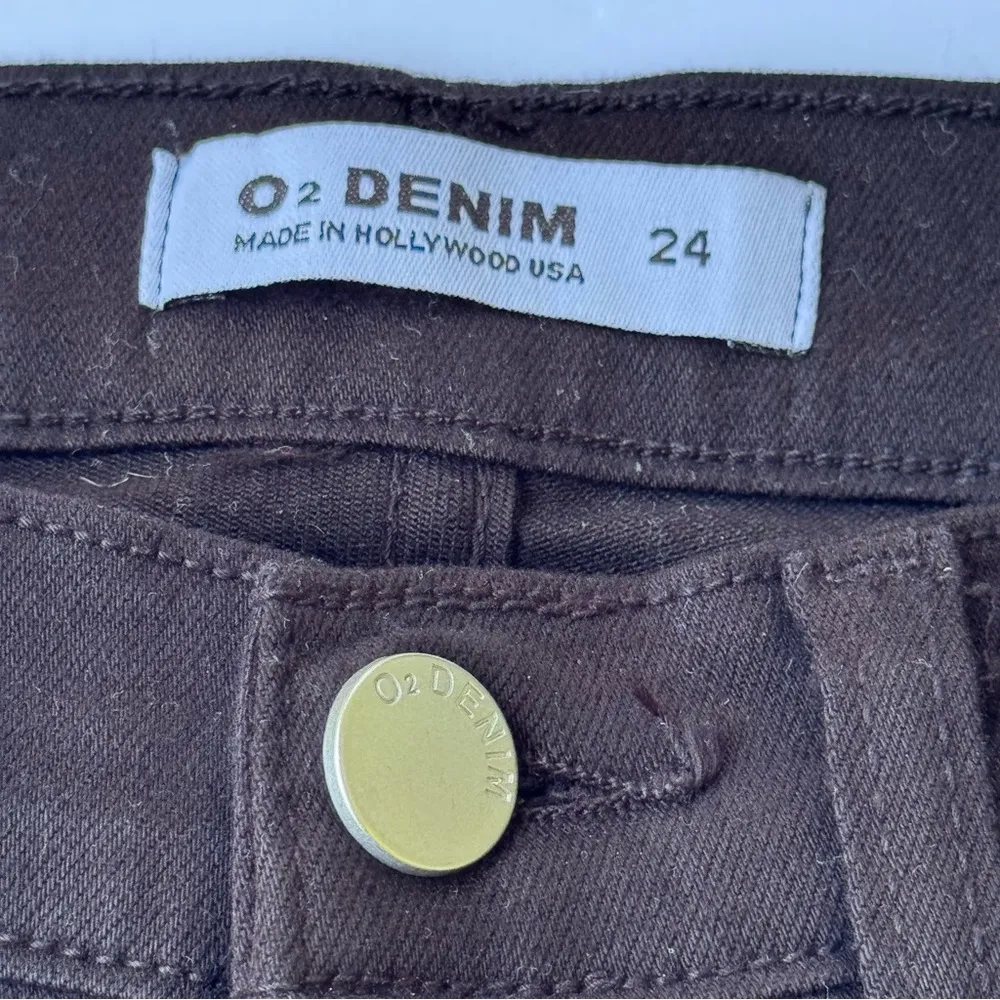 O2 Denim Black Flared Jeans 24 - Image 3