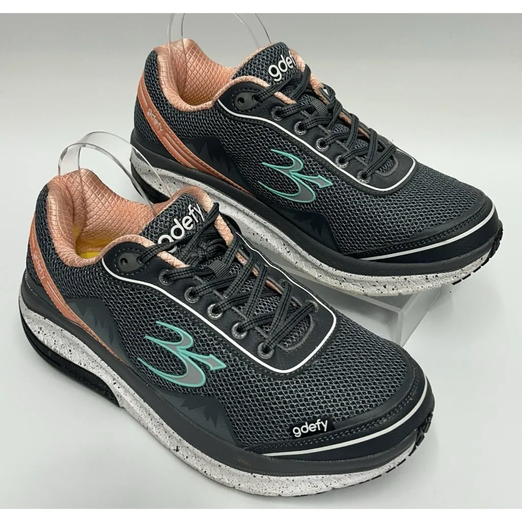 Gdefy Gravity Defier Mighty Walk womens Shoes Sz 10 Grey Pink Comfort Support Gray - Image 6