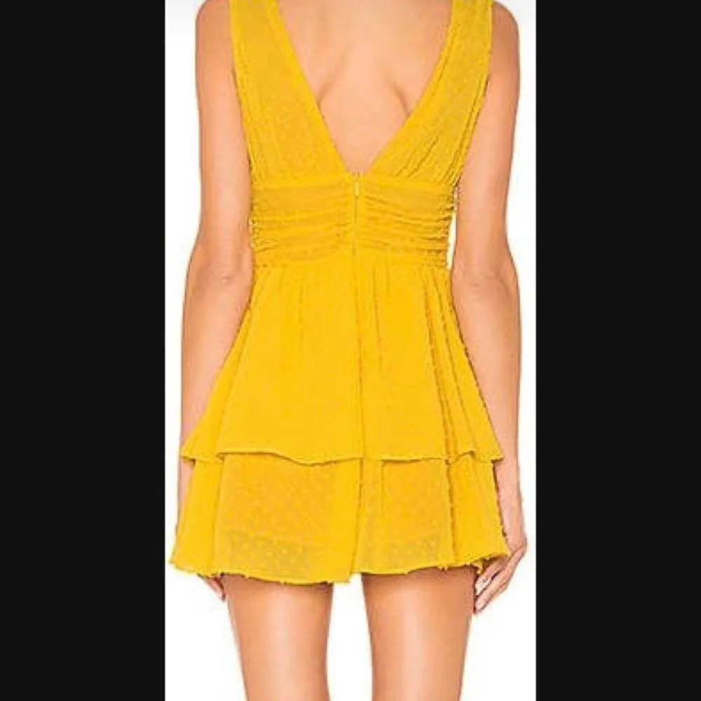 Majorelle | Revolve | Sunshine Yellow Dora Mini Dress - Image 2