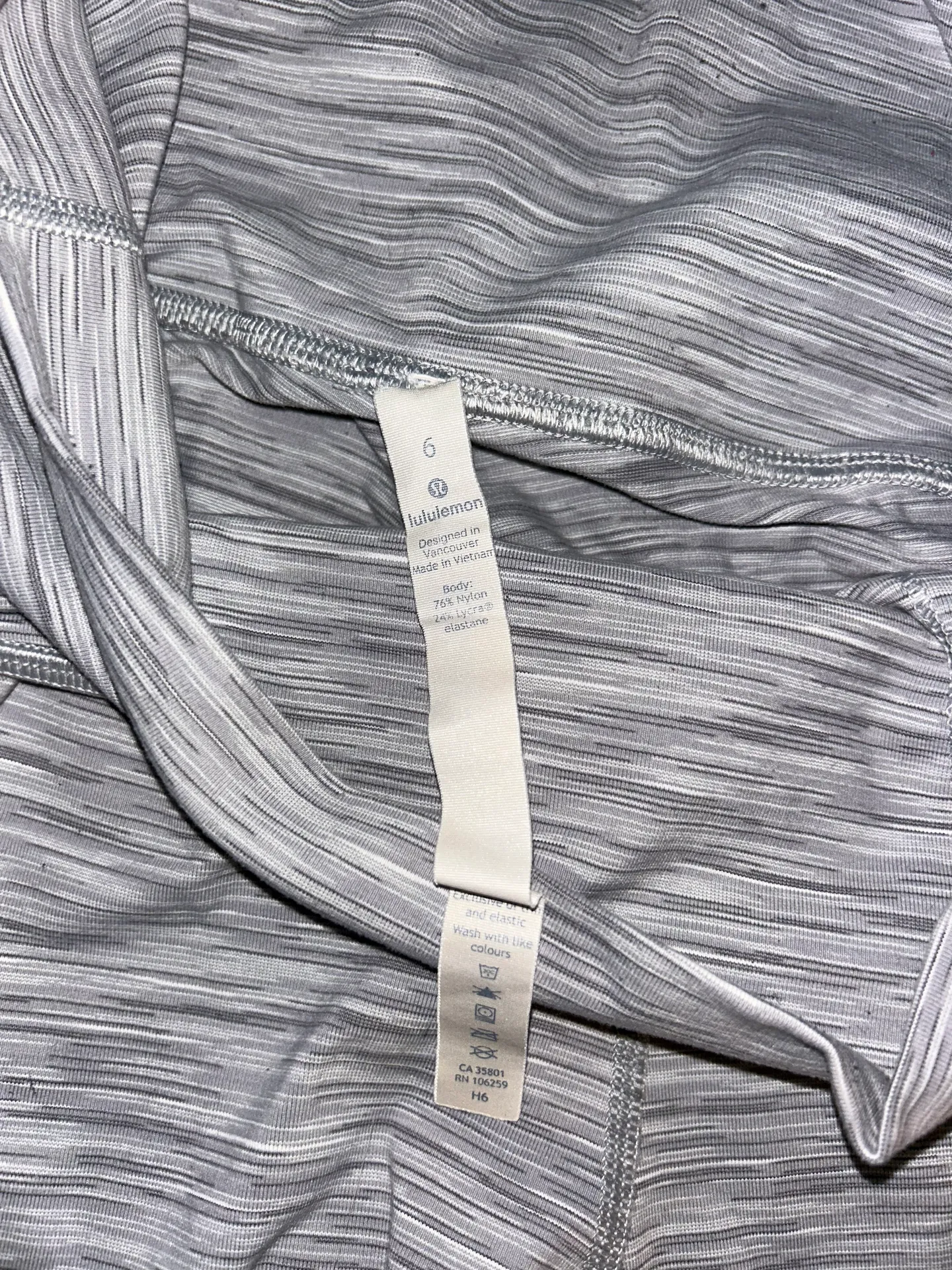 White/Grey Ombré Leggings - Image 4